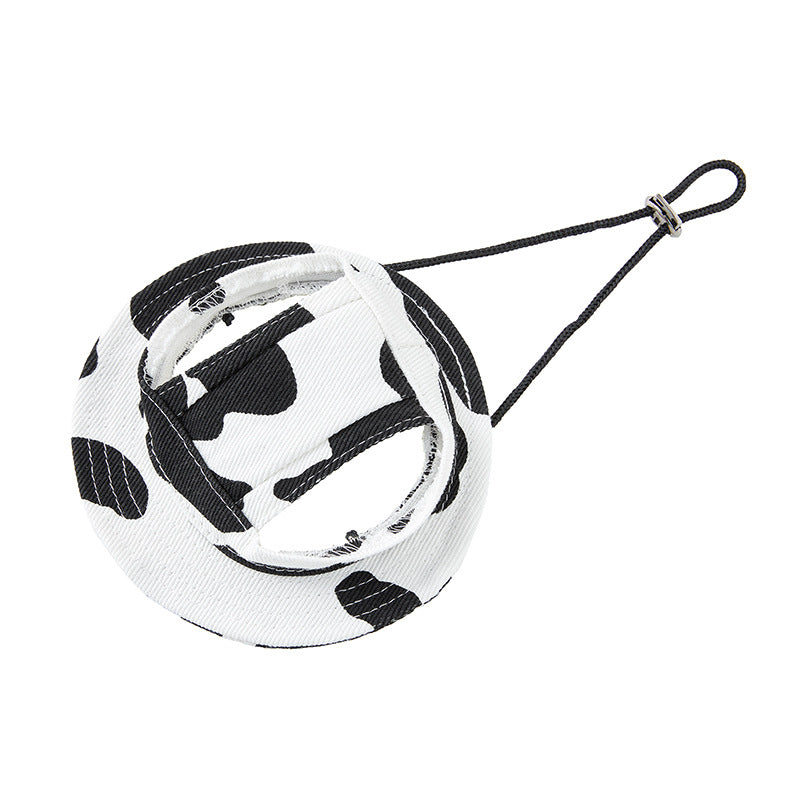 Wholesale Cotton Cow Pet Hats